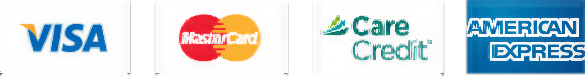 Payment methods accepted icons